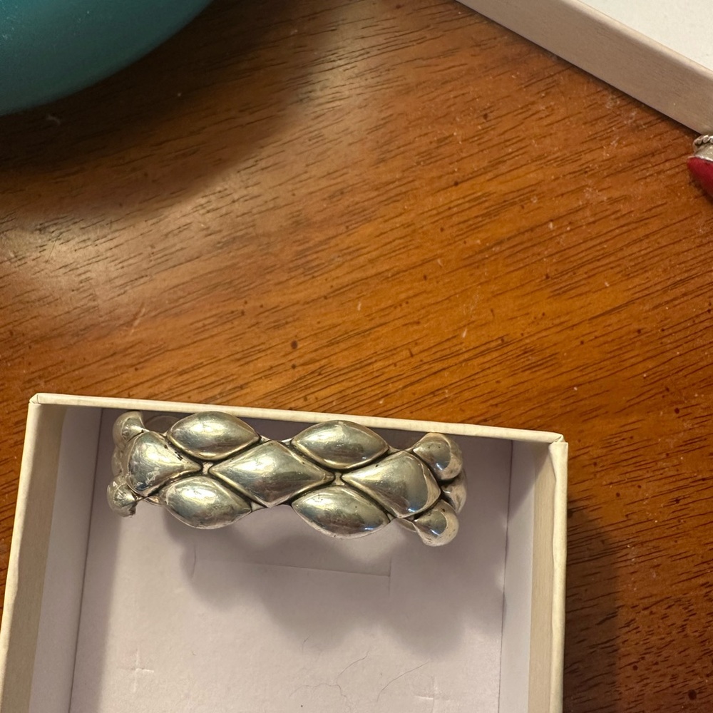 Silver Braided Bracelet